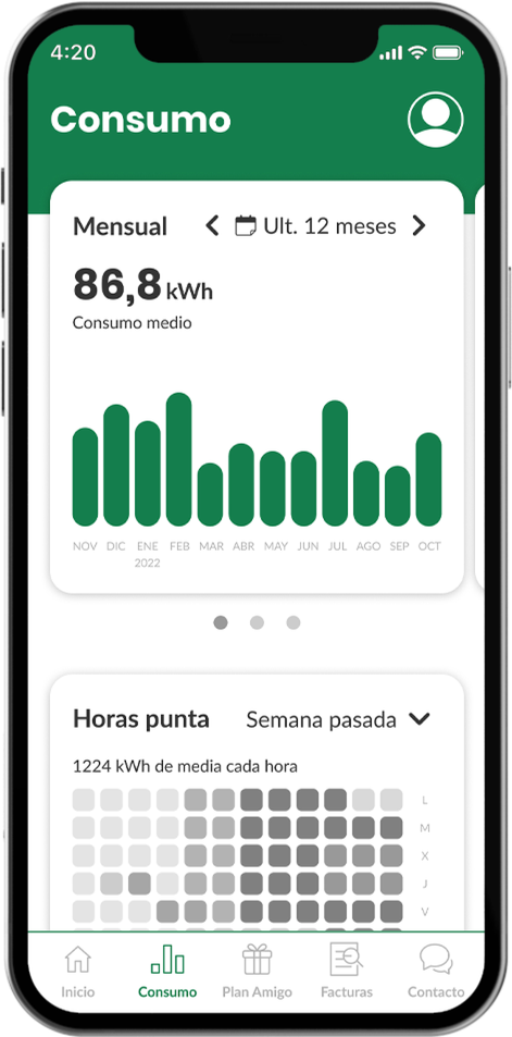 Euskaltel - Gestiona tu consumo desde la <span>app</span> de Euskaltel LUZ y GAS