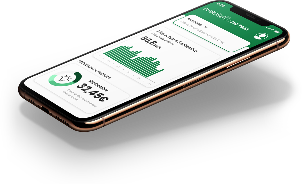Euskaltel - Gestiona tu consumo desde la <span>app</span> de Euskaltel LUZ y GAS
